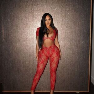 King of Style Red jumpsuit